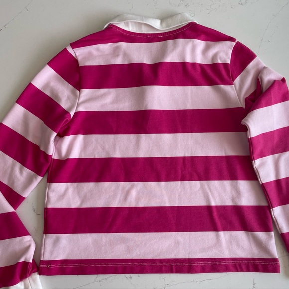 JCrew Girls’ Striped Polo Shirt XL (14) - Picture 3 of 6